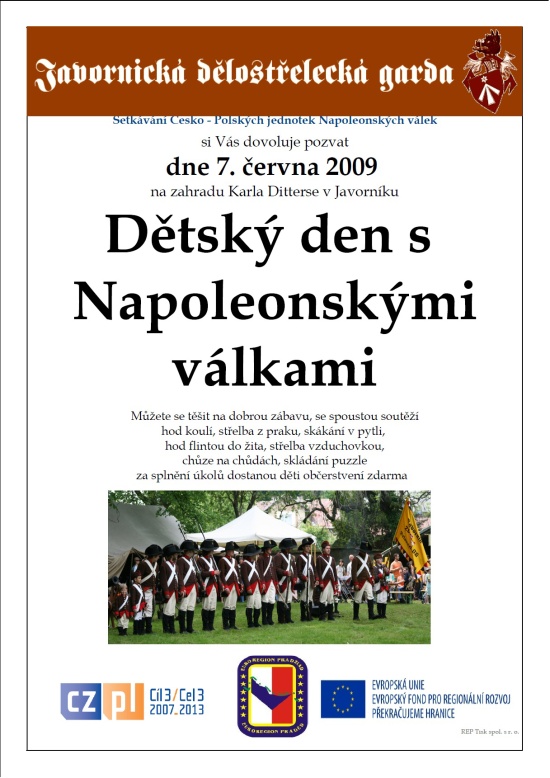 Dětský den s napoleonskými válkami